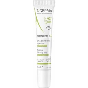 A-DERMA Hydratační balzám na rty Dermalibour+ (Repairing Cica-Lip Balm) 15 ml obraz