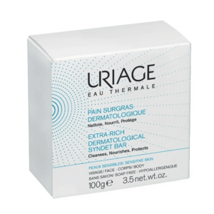 Uriage Tuhé mýdlo s máslem illipe (Extra-Rich Dermatological Syndet Bar) 100 g obraz