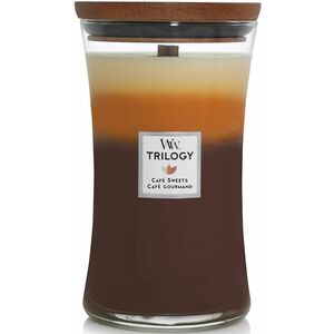 WoodWick Vonná svíčka váza Trilogy Cafe Sweets 609, 5 g obraz