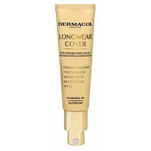 Dermacol Dlouhotrvající krycí make-up Longwear Cover SPF 15 (Liquid Foundation & Concealer) 30 ml 05 Bronze obraz