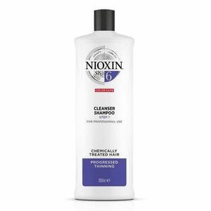 Nioxin Čisticí šampon pro řídnoucí normální až silné přírodní i chemicky ošetřené vlasy System 6 (Shampoo Cleanser System 6) 300 ml obraz