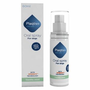 PLAQTIV+ Oral care Ústní sprej vanilla/mint pro psy 60 ml obraz