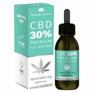 PHARMA ACTIV CBD 30% premium 3000 mg Full Spectrum 10 ml obraz