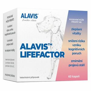 ALAVIS LifeFactor pro psy 60 kapslí obraz