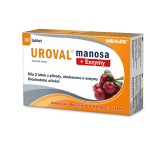 UROVAL Manosa + enzymy 30 tablet obraz