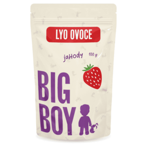 BIG BOY Jahody plátky lyofilizované 100 g obraz