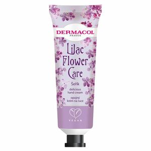 DERMACOL Flower Care Opojný krém na ruce Šeřík 30 ml obraz