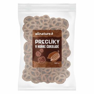 ALLNATURE Preclíky v hořké čokoládě 500 g obraz