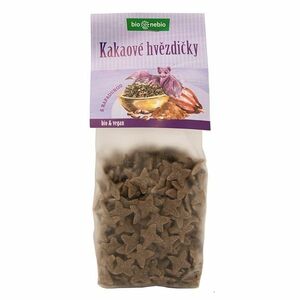 BIO NEBIO Kakaové hvězdičky s Rapadurou BIO 150 g obraz