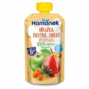 HAMÁNEK Hruška, rakytník, jablko 6m+ 100 g obraz