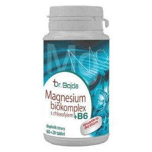 DR. BOJDA Magnesium biokomplex s chlorofylem + B6 80 tablet obraz