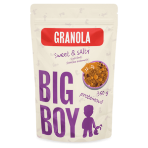 BIG BOY Proteinová granola s příchutí slaného karamelu 360 g obraz