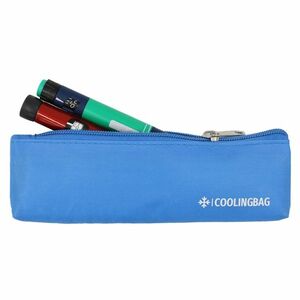 COOLINGBAG Penál pro přenos inzulínových per modrá obraz