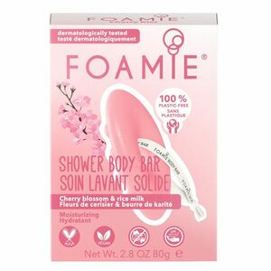 FOAMIE Hydratační sprchová péče Cherry Kiss With Cherry Blossom and Rice Milk Body Bar 80 g obraz