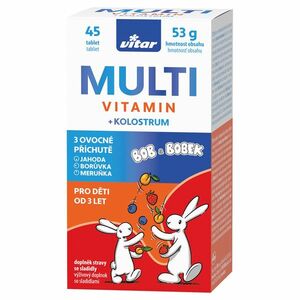 VITAR Kids multivitamin + kolostrum 45 tablet obraz