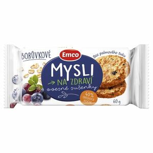 EMCO Mysli ovesné sušenky borůvka 60g obraz