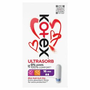 KOTEX Ultra Sorb Tampony Mini 16 kusů obraz