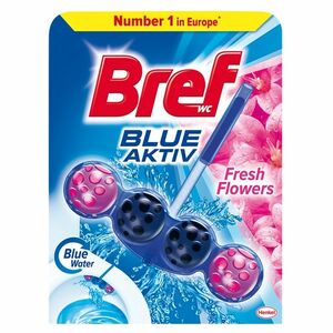 BREF Blue Aktiv Fresh Flowers tuhý WC blok 50 g obraz