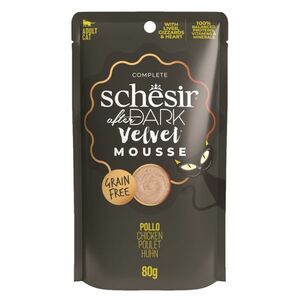 SCHESIR After Dark Velvet Mousse kapsička pro kočky kuře 80 g obraz