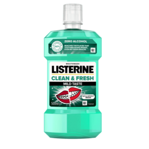 LISTERINE Clean & Fresh Mild Ústní voda 500 ml obraz