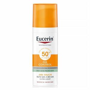 EUCERIN Sun Oil Control Ochranný krémový gel na opalování na obličej SPF 50+ 50 ml obraz