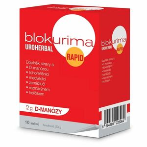 BLOKURIMA Uroherbal rapid 2 g D-manózy 10 sáčků obraz