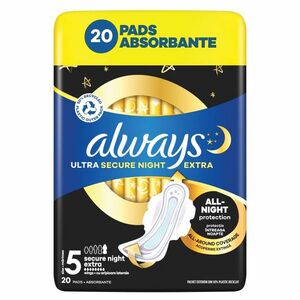 ALWAYS Hygienické vložky Secure Night S5 20 kusů obraz