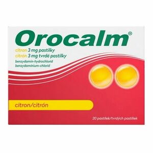 OROCALM Citrón 3mg 20 pastilek obraz