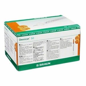 Injekční stříkačka ins.0.5 ml/50 IU Omnican 100 ks 915112 obraz