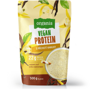 ORGANIS Veganský protein vanilka 500 g obraz