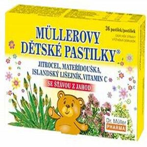 DR. MÜLLER Müllerovy dětské pastilky 36 pastilek obraz