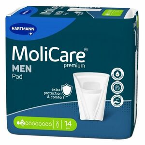 MOLICARE Men inkontinenční vložky 5 kapek 14 kusů obraz