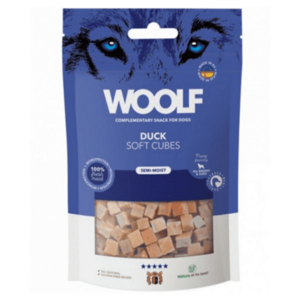 WOOLF Pamlsky pro psy soft cubes kachní 100 g obraz