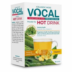 VOCAL Hot drink s medovou a citrónovou příchutí 10 sáčků obraz