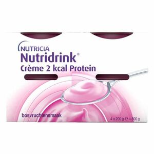 NUTRIDRINK Creme 2 kcal Protein příchuť lesní ovoce 4 x 200 ml obraz