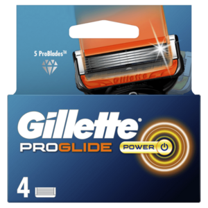 GILLETTE Fusion ProGlide Power náhradní hlavice pro muže 4 ks obraz