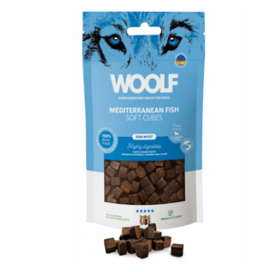 WOOLF Pamlsky pro psy soft cubes středomořské ryby 100 g obraz