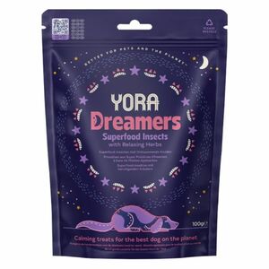 YORA Dog Dreamers s bylinkami pamlsky z hmyzu 100 g obraz