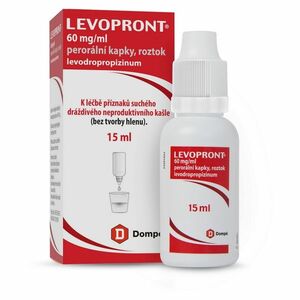 LEVOPRONT Perorální kapky, roztok 15 ml obraz