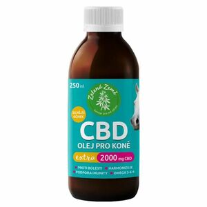 ZELENÁ ZEMĚ CBD Olej pro koně Extra 2000 mg 250 ml obraz