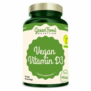 GREENFOOD NUTRITION Vegan vitamin D3 90 kapslí obraz