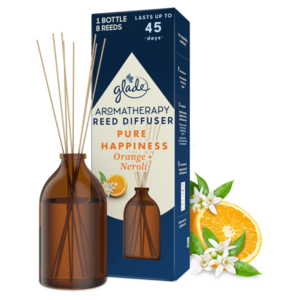 GLADE Aromatherapy Reeds Vonné tyčinky Pure Happiness 80 ml obraz