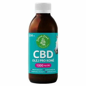 ZELENÁ ZEMĚ CBD olej pro koně 1000 mg 250 ml obraz