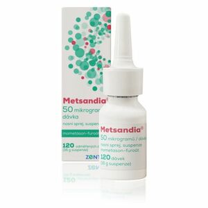 METSANDIA 50mcg/dávka nosní sprej, suspenze 120 dávek obraz