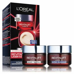 L´ORÉAL Paris Revitalift Laser X3 Duopack Denní krém + noční krém 2 x 50 ml obraz