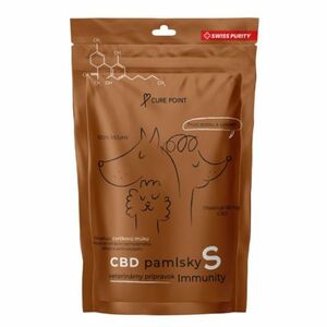 CURE POINT CBD Immunity S Pamlsky pro psy 100 g, Velikost: S obraz