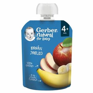 GERBER Kapsička natural banán jablko 4m+ 90 g obraz