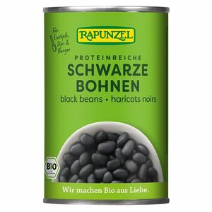 RAPUNZEL Černé fazole sterilované BIO 340 g obraz