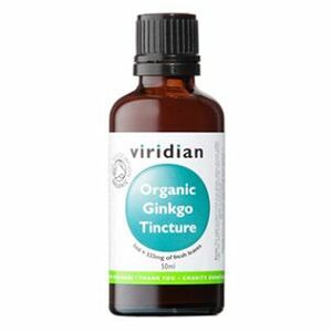 VIRIDIAN Nutrition organic ginkgo biloba tincture 50 ml obraz