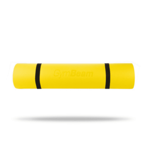 GYMBEAM Yoga mat dual grey yellow podložka obraz